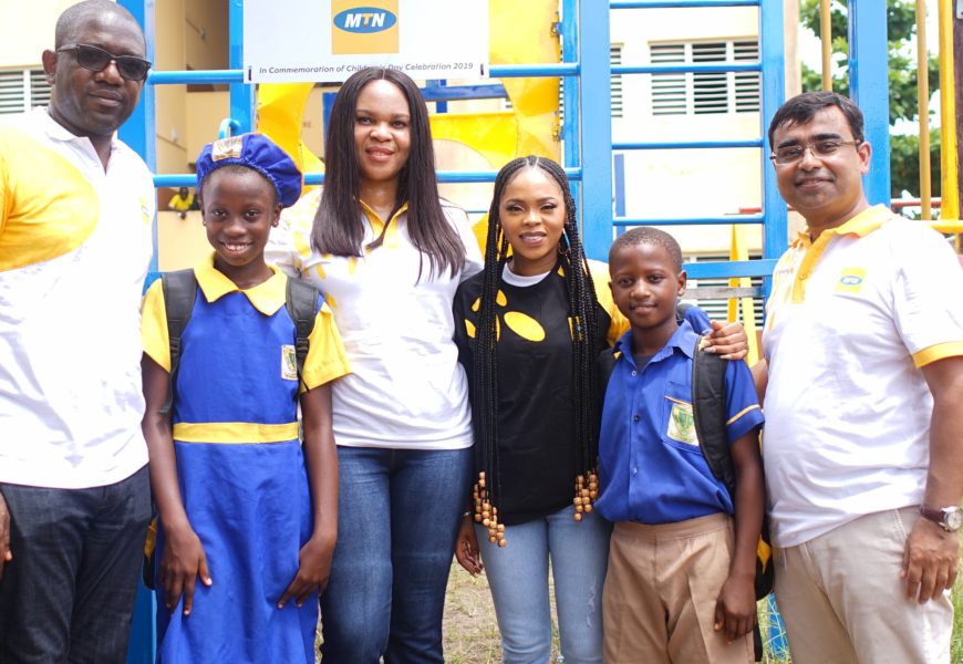 MTN Refurbishes Playgrounds for Children in Lagos