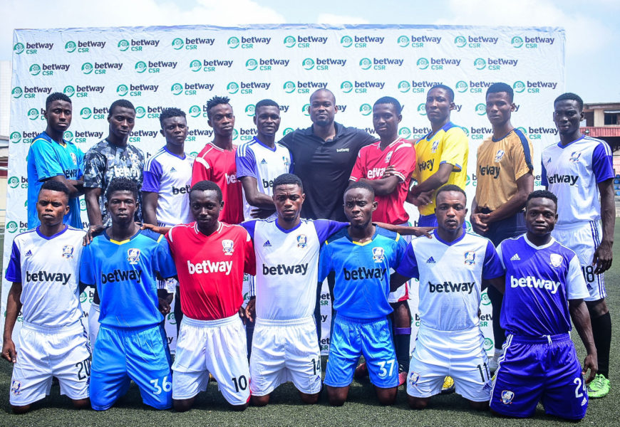 CSR: Betway Supports Lagos Football Club with Soccer Kits