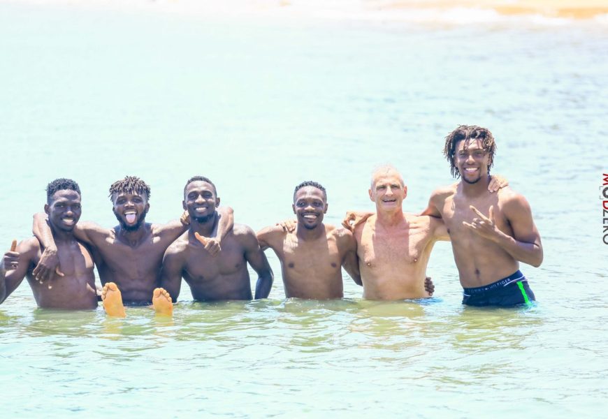 PHOTOS: Nigeria Players Snap ‘Hot’ Shots 2-Day to S/Africa AFCON Showdown