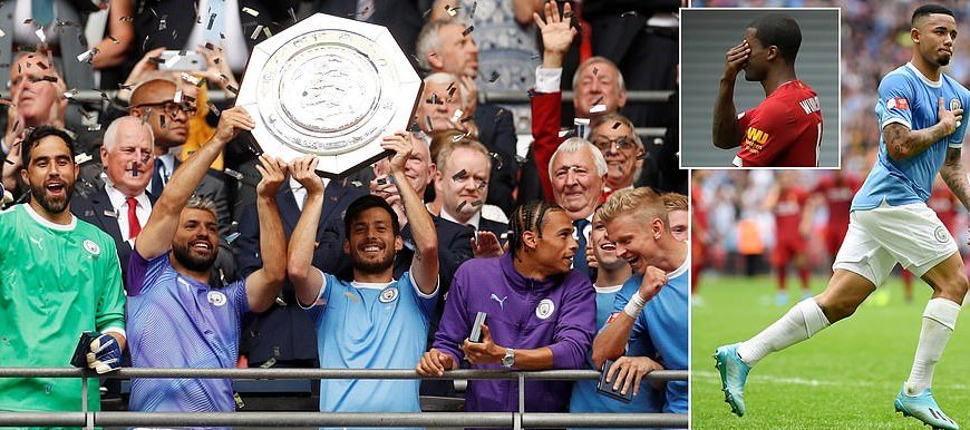 Manchester City beat Liverpool on penalties to win the Community Shield