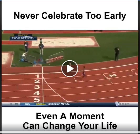 Video: Never Celebrate Too Early – A Moment Can Change Your Life