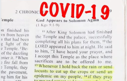 Read What God Says About COVID-19 and The Solution