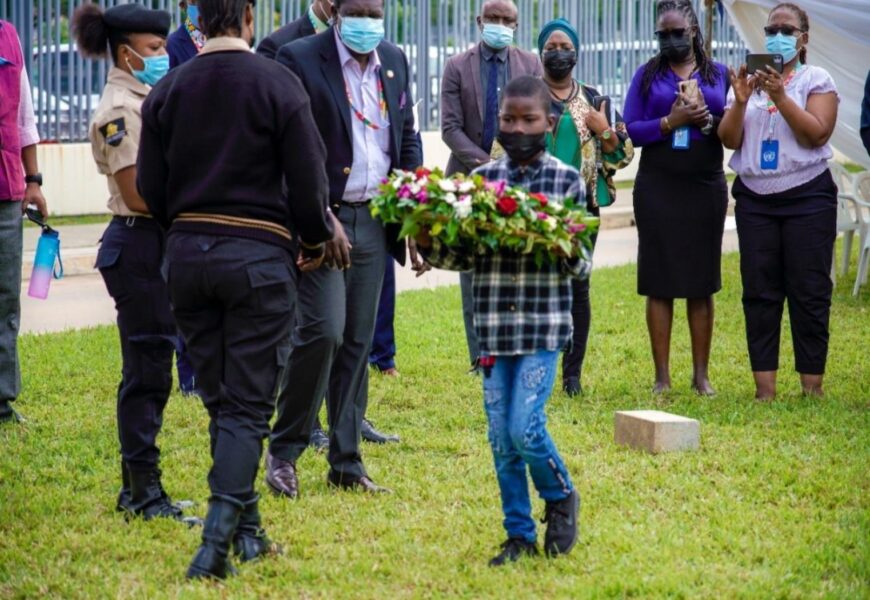 SENSITIVE: Tears, Trauma, Wreath-laying @ United Nations House